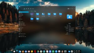 Image showing KDE desktop theme