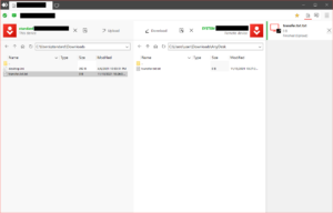 AnyDesk File Transfer feature