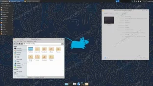 Image showing Xfce Linux configuation and installation
