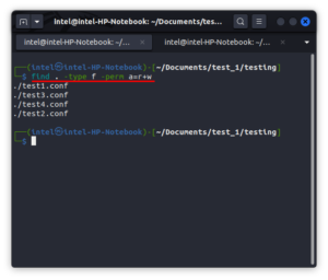 Find Command With the User Option