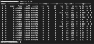 vmstat command