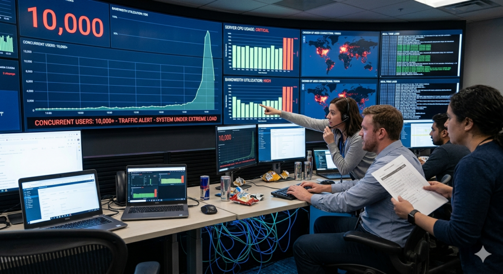 users hit your website