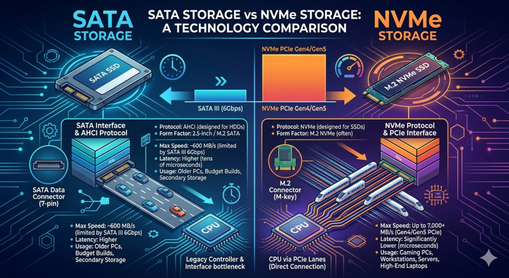 NVMe vs SATA