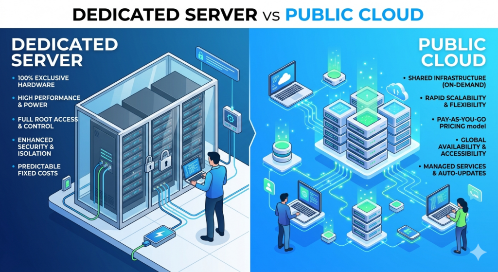 Dedicated Server vs Public