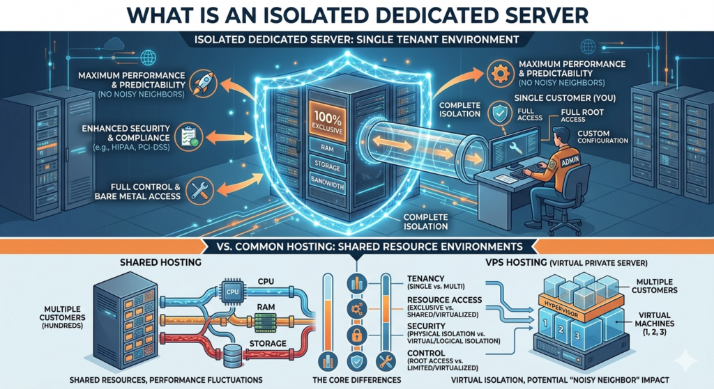 isolated dedicated servers