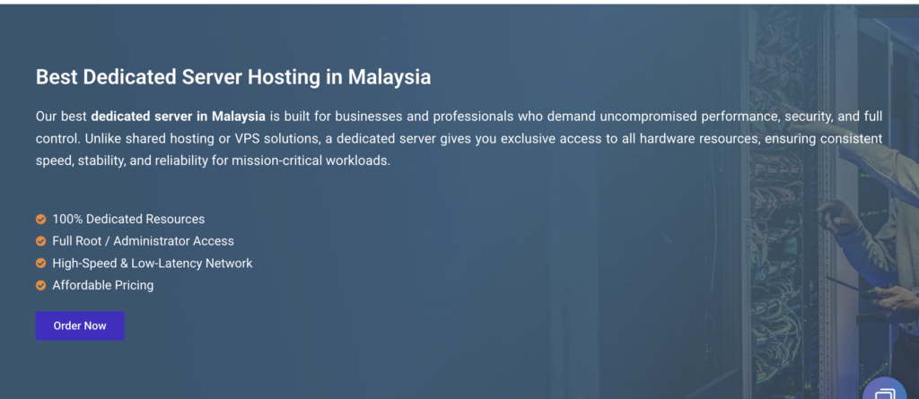 upgrade to a dedicated server